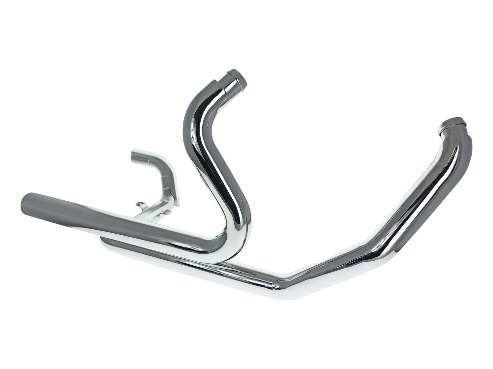Right Side Tuck & Under Headers with Cross Over & Chrome Finish. Fits Touring 1995-2008. Khrome Werks