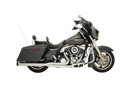 Outlaw 2-into-1 Exhaust - Chrome. Fits Touring 2017up Khrome Werks