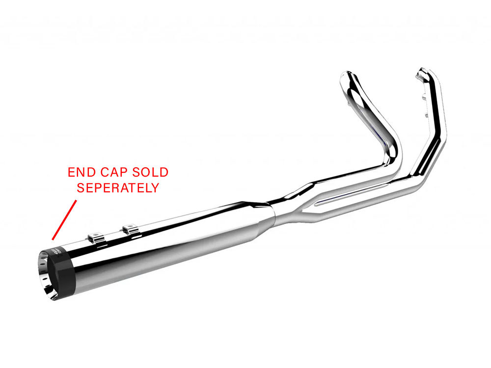 Outlaw 2-into-1 Exhaust - Chrome. Fits Touring 2017up Khrome Werks - Image 2