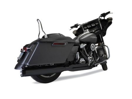 Outlaw 2-into-1 Exhaust - Black. Fits Touring 2017up Khrome Werks