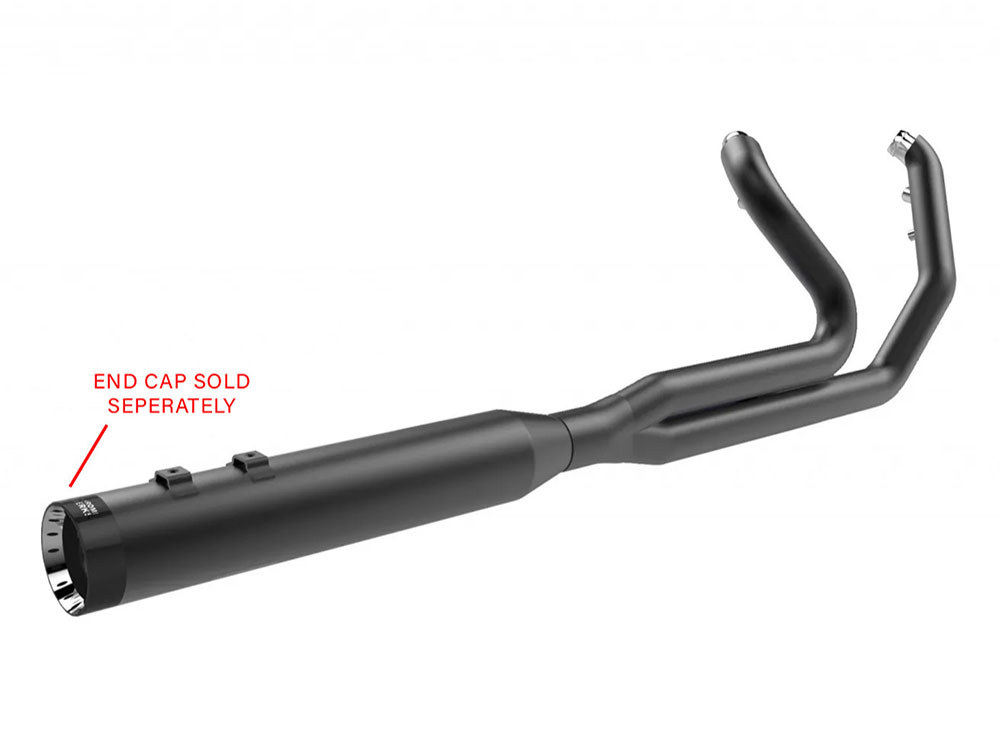 Outlaw 2-into-1 Exhaust - Black. Fits Touring 2017up Khrome Werks - Image 2