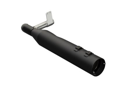 Sidekick Ghost Pipe for Khrome Werks Outlaw 2-into-1 Exhaust - Black. Fits Touring 2009up. Khrome Werks
