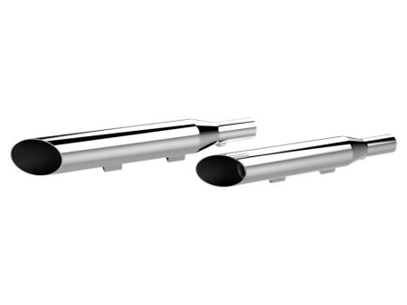 3in. HP-Plus Slash Cut Slip-On Mufflers - Chrome. Fits Sportster 2004-2013. Khrome Werks