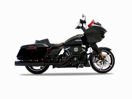 TRUE Dual Headers - Black. Fits Touring 2017up RINEHART EXHAUST