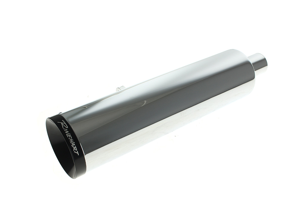 4.5in. DBX45 Slip-On Muffler - Chrome with Black End Cap. Fits Indian Scout 2025up RINEHART EXHAUST - Image 2