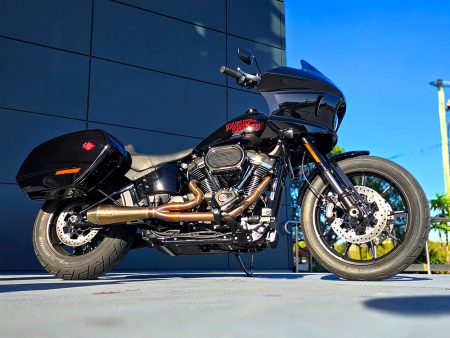 2-into-1 4.5in. Big Bore Exhaust - Stainless Steel. Fits Softail 2018up Non-240 Rear Tyre Models. SP Concepts EXHAUST