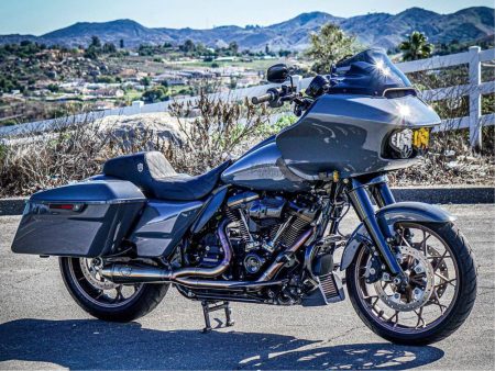 2-into-1 4.5in. Big Bore Exhaust - Stainless Steel. Fits Touring 2017up. SP Concepts EXHAUST