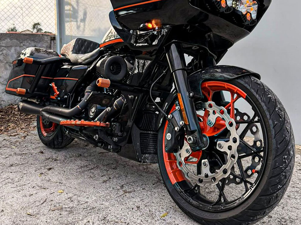 2-into-1 Elsinore Mid Length Exhaust With ProFlo Headers - Black Onyx. Fits Touring 2017up SP Concepts EXHAUST - Image 3