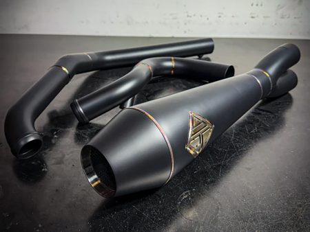 2-into-1 LaneSplitter Exhaust - Black Onyx. Fits Dyna 2006-2017 SP Concepts EXHAUST