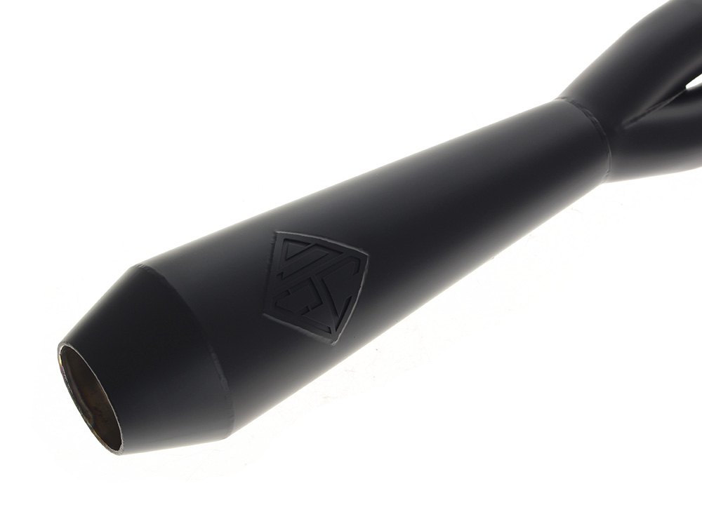 2-into-1 LaneSplitter Exhaust - Black. Fits Dyna 2006-2017 SP Concepts EXHAUST - Image 2