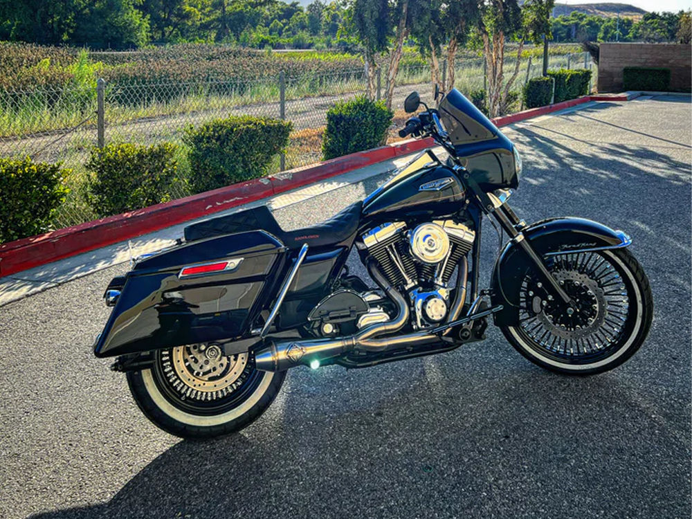2-into-1 LaneSplitter Exhaust - Stainless Steel. Fits Touring 1995-2016 SP Concepts EXHAUST - Image 3