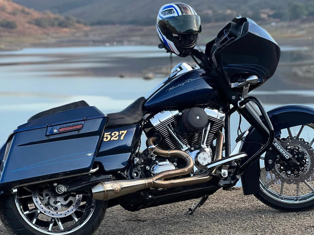 2-into-1 4.5in. Big Bore Exhaust - Stainless Steel. Fits Touring 1995-2016 SP Concepts EXHAUST - Image 2