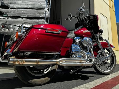 2-into-1 Full Length Exhaust - Stainless Steel. Fits Touring 1995-2016 SP Concepts EXHAUST