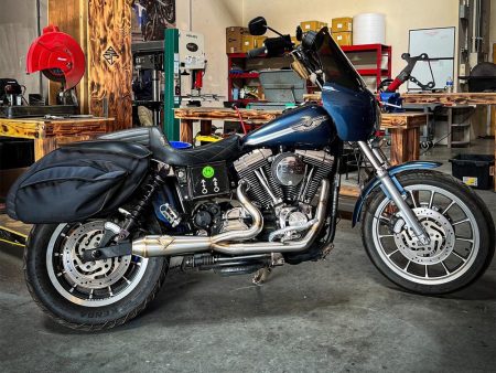 2-into-1 LaneSplitter Exhaust - Stainless Steel. Fits Dyna 1999-2005 SP Concepts EXHAUST