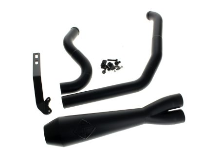 2-into-1 LaneSplitter Exhaust - Black. Fits Dyna 1999-2005 SP Concepts EXHAUST