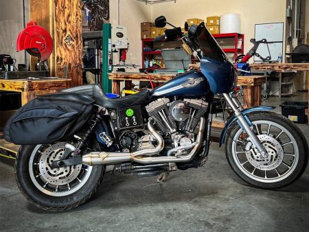 2-into-1 4.5in. Big Bore Exhaust - Stainless Steel. Fits Dyna 1999-2005 SP Concepts EXHAUST