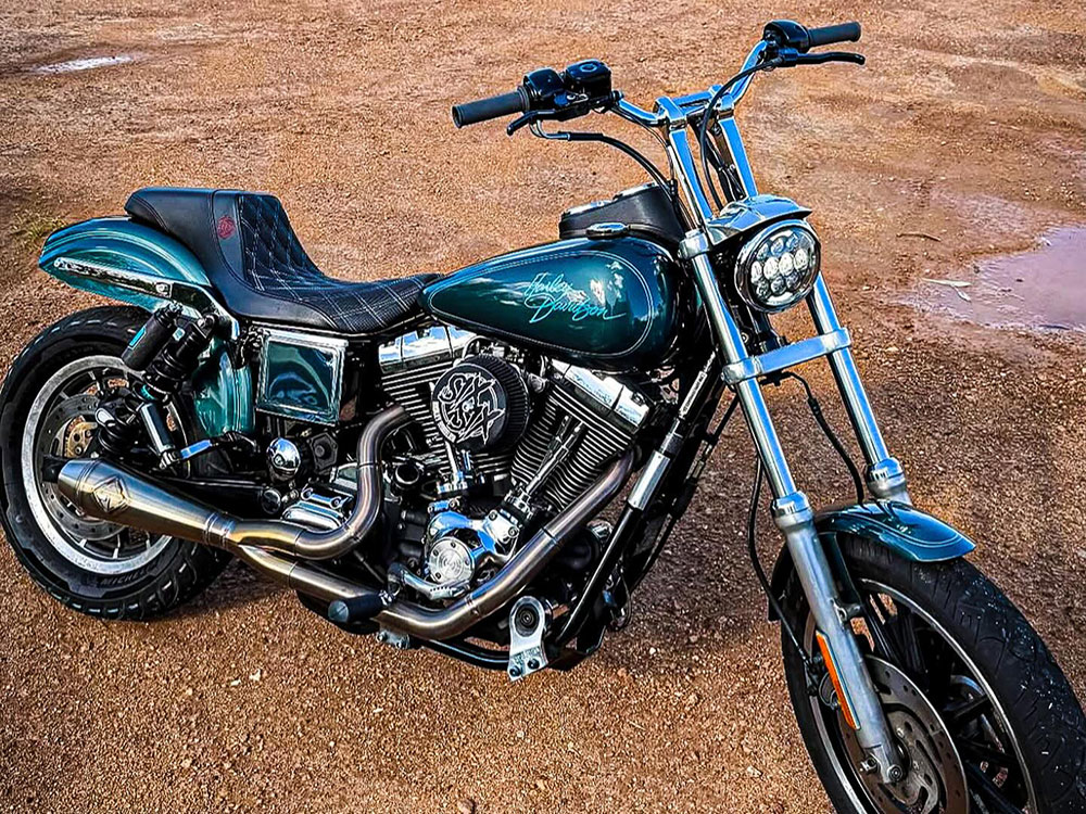 2-into-1 4.5in. Big Bore Exhaust - Stainless Steel. Fits Dyna 1999-2005 SP Concepts EXHAUST - Image 4