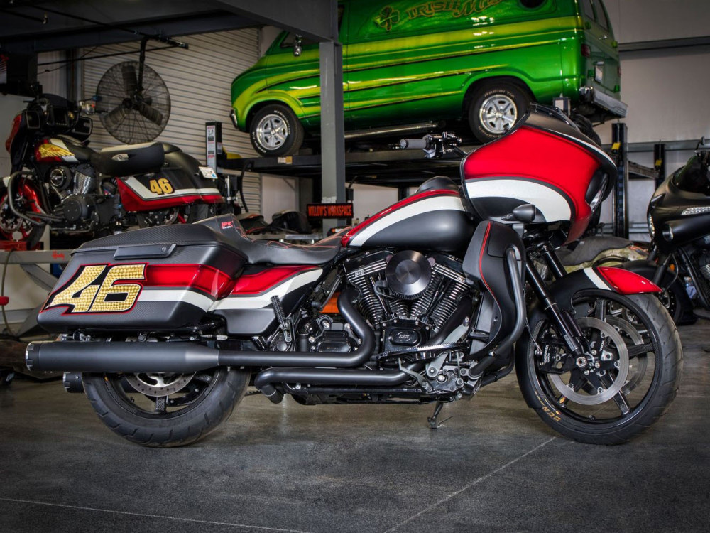 4-1/2in. Mk45 Slip-On Mufflers - Black with Black Thruster End Caps. Fits Touring 2017up. S&S - Image 2