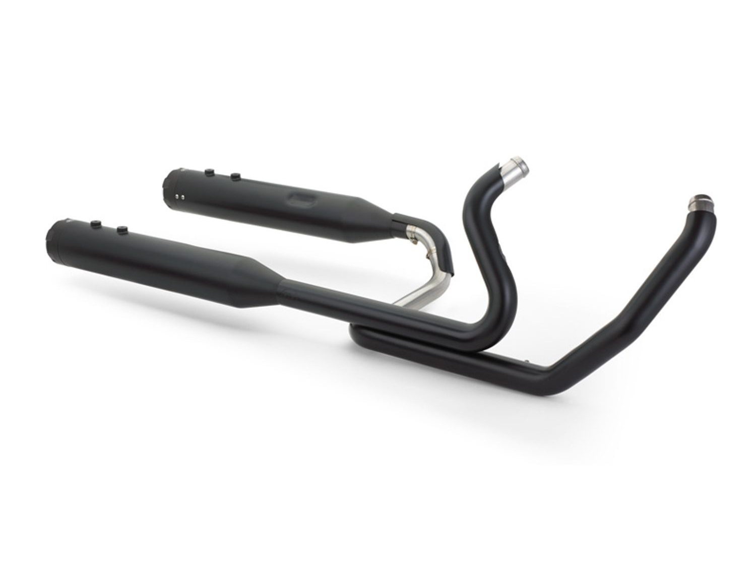 El Dorado 2-into-2 Dual Exhaust - Black with Black Thruster End Caps. Fits Touring 2017up. S&S - Image 3