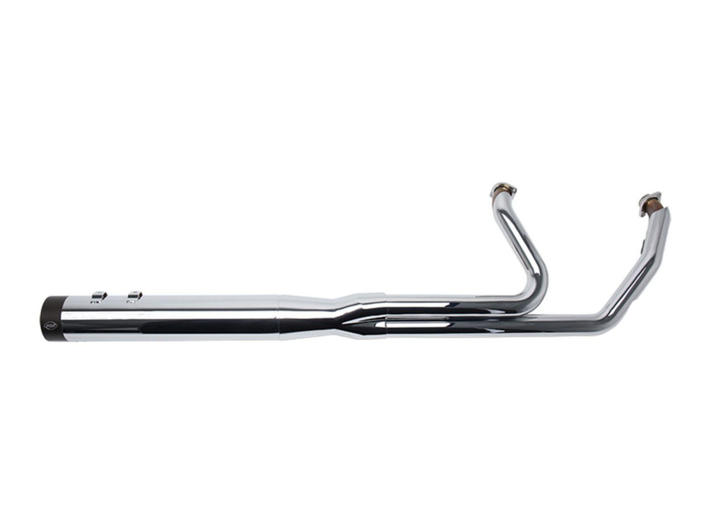 2-into-1 Sidewinder Exhaust - Chrome with Black End Cap. Fits Touring 2017up. S&S - Image 2