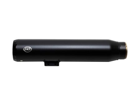 4.5in. Grand National Slip-On Muffler - Black with Black End Cap. Fits Nightster 975 2022up S&S