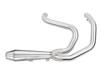 Megaphone Gen II 2-into-1 Exhaust - Stainless Steel. Fits Sportster 1986-2003. TWO BROTHERS RACING EXHAUST