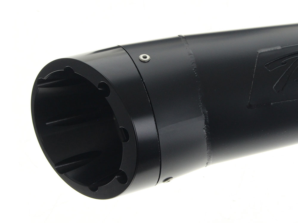 Shorty Turnout 2-into-1 Exhaust - Black. Fits Indian Cruiser 2022up TWO BROTHERS RACING EXHAUST - Image 2