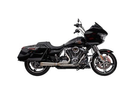 Assault 2-into-1 Exhaust - Stainless Steel. Fits Touring 2017up Trask Performance