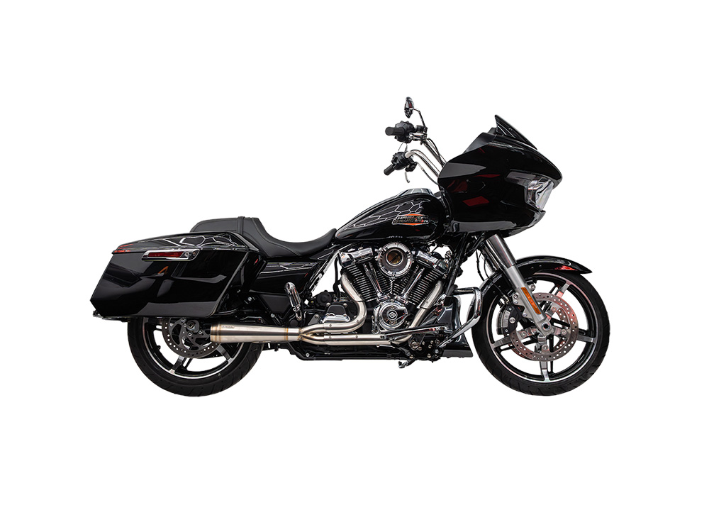 Assault 2-into-1 Exhaust - Stainless Steel. Fits Touring 2017up Trask Performance