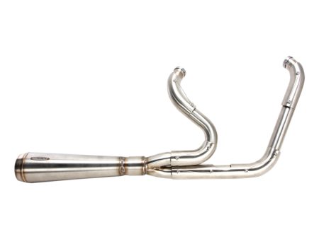 Assault 2-into-1 Exhaust - Stainless Steel. Fits Dyna 1991-2005. Trask Performance