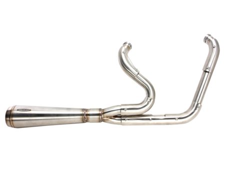 Assault 2-into-1 Exhaust - Stainless Steel. Fits Softail 2018up. Trask Performance