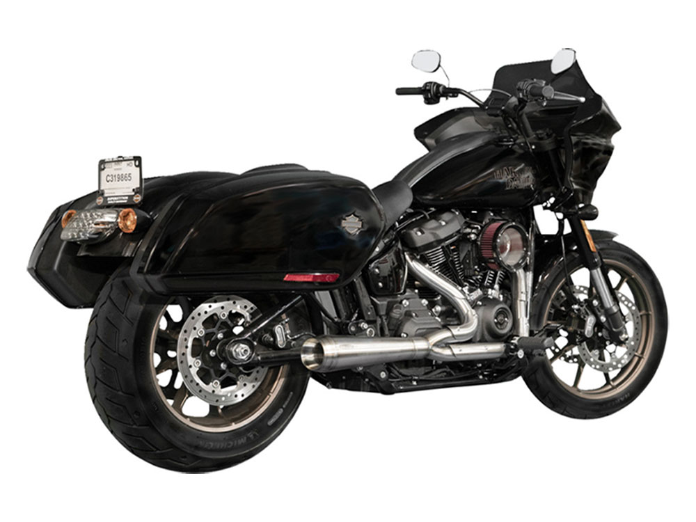 Assault 2-into-1 Exhaust - Stainless. Fits Heritage Classic, Sport Glide and Low Rider ST 2018-2024 Trask Performance - Image 2