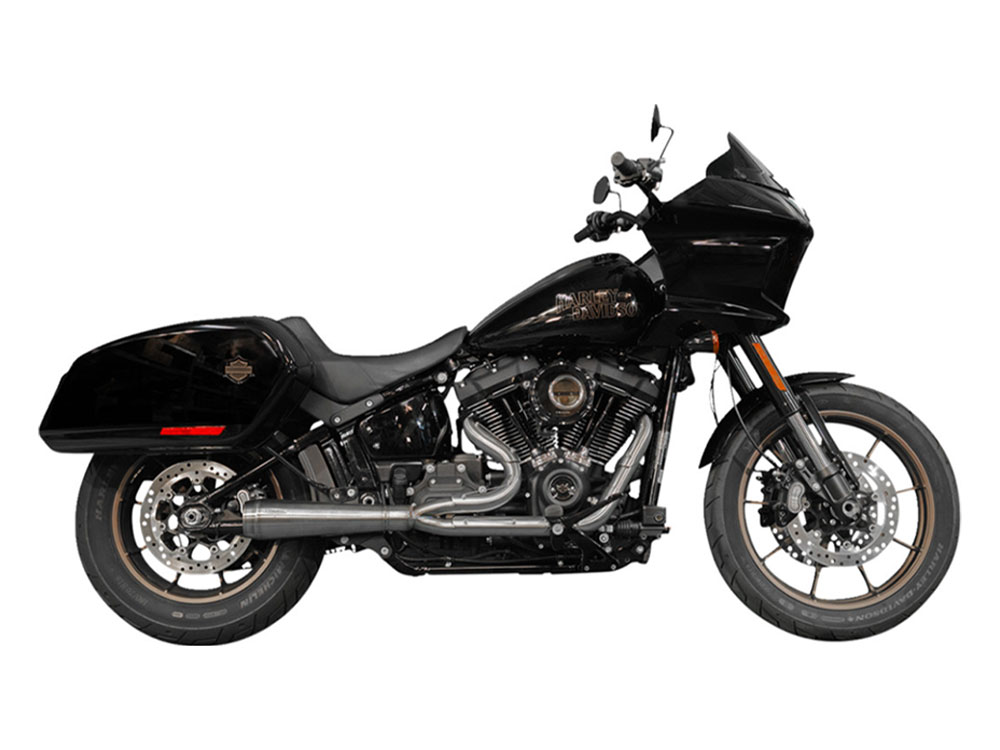 Assault 2-into-1 Exhaust - Stainless. Fits Heritage Classic, Sport Glide and Low Rider ST 2018-2024 Trask Performance