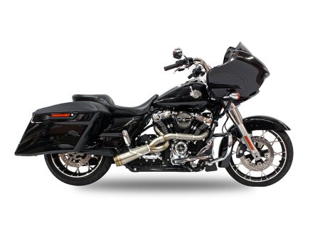 Big Sexy Performance 2-into-1 Exhaust - Stainless Steel. Fits Touring 2017up. Trask Performance