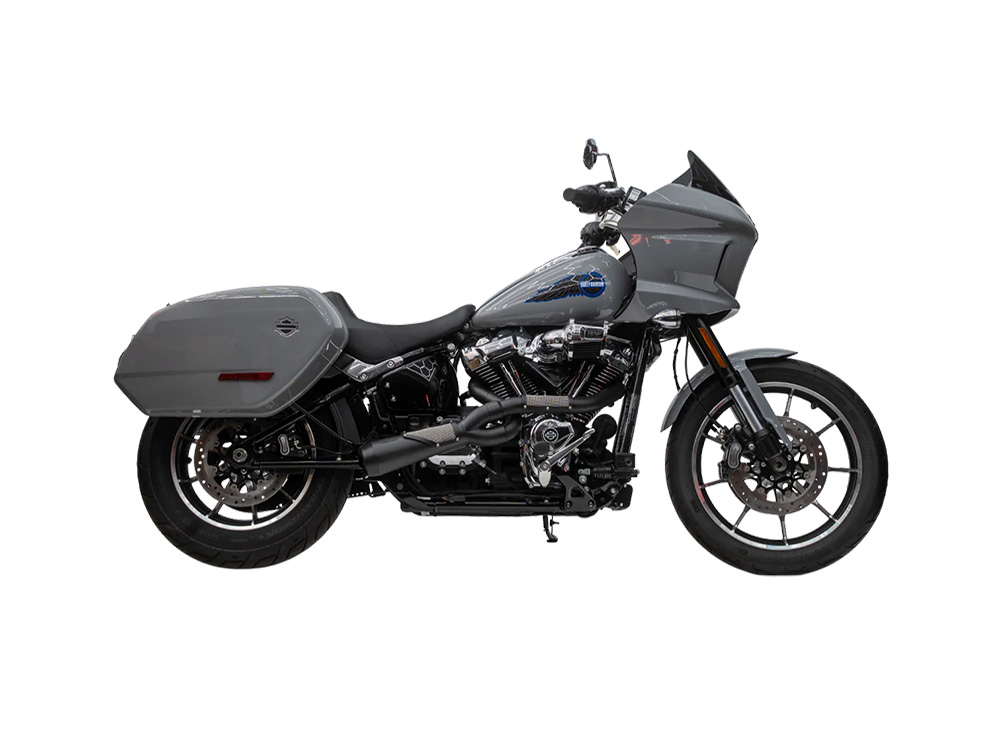 Big Sexy Performance 2-into-1 Exhaust - Black. Fits Softail 2018up. Trask Performance