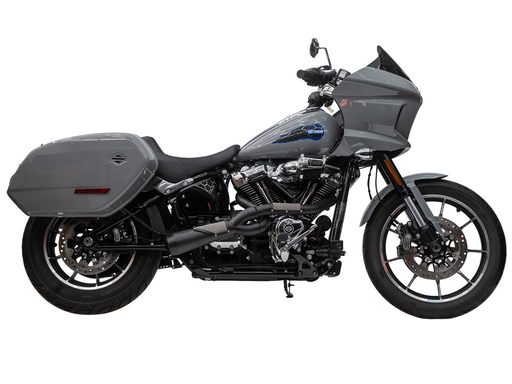 Big Sexy Performance 2-into-1 Exhaust - Black. Fits Heritage Classic and Low Rider ST 2025up Trask Performance