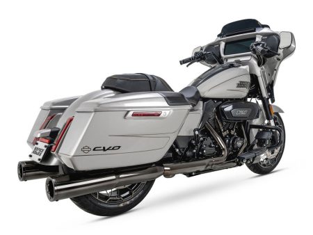 4.5in. Hi-Output Slip-On Mufflers - Dark Chrome. Fits Touring 2017up Vance and Hines