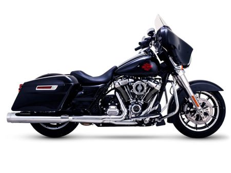 4.5in. Torquer 450 Slip-On Mufflers - Chrome with Chrome End Caps. Fits Touring 2017up Vance and Hines