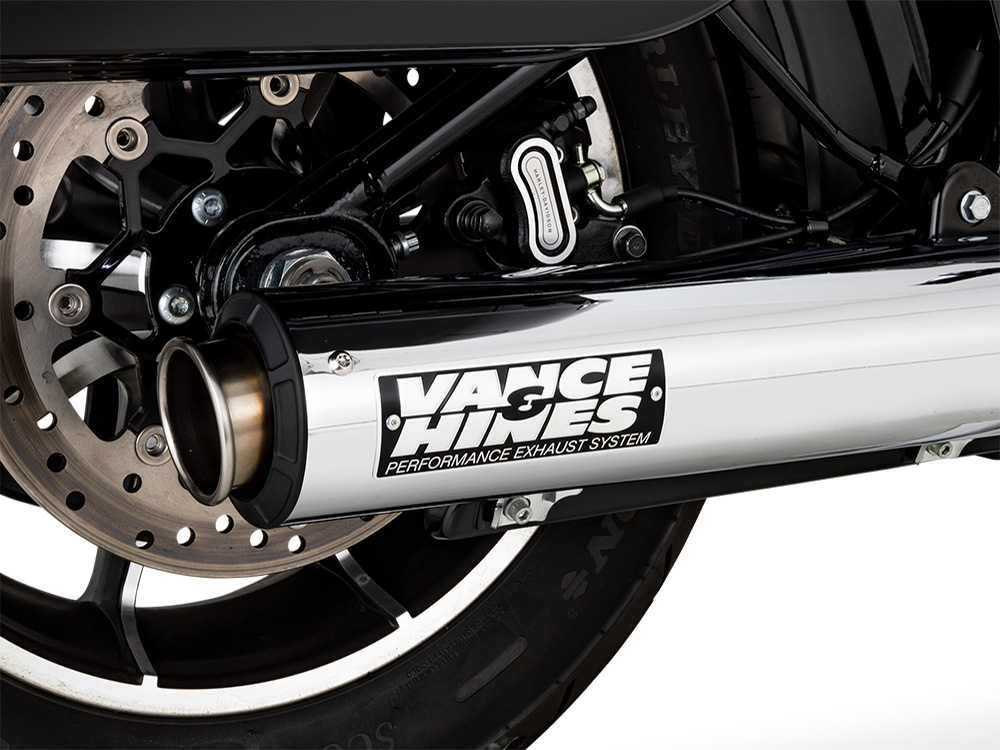 4in. Supersport Slip-On Muffler - Chrome. Fits Softail Street Bob, Low Rider S, Low Rider ST & Heritage 2025up Vance and Hines - Image 3