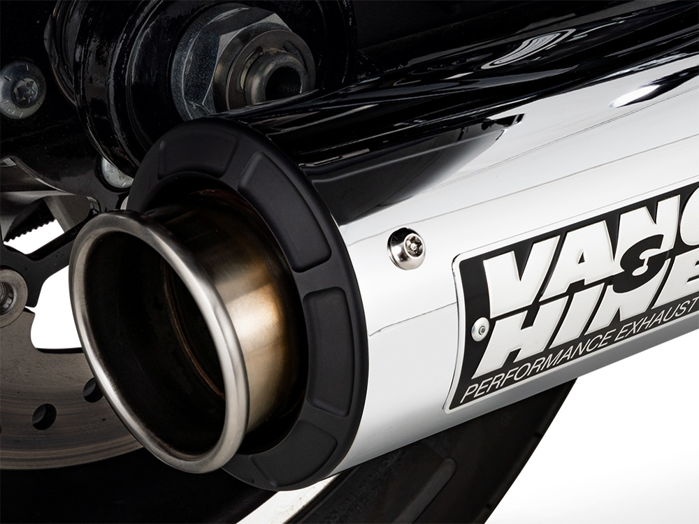 4in. Supersport Slip-On Muffler - Chrome. Fits Softail Street Bob, Low Rider S, Low Rider ST & Heritage 2025up Vance and Hines - Image 4