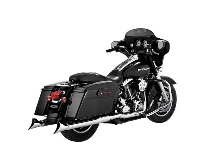 Dresser Duals True Dual Headers - Chrome. Fits Touring 1995-2008. Vance and Hines