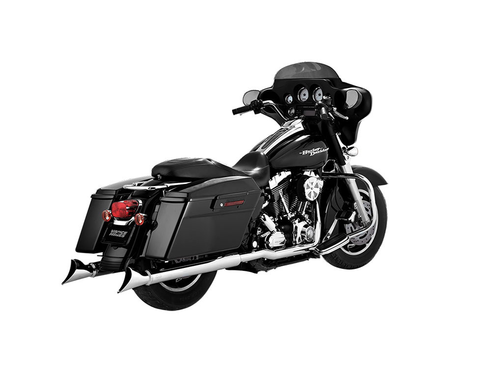 Dresser Duals True Dual Headers - Chrome. Fits Touring 1995-2008. Vance and Hines