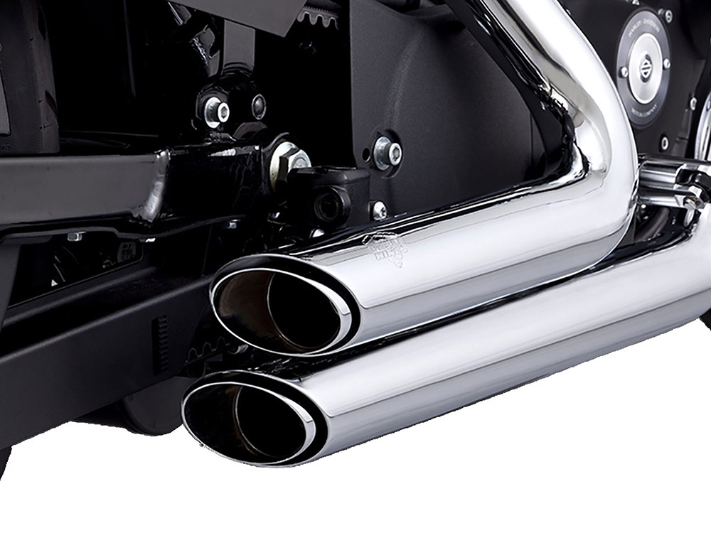 Shortshots Staggered Exhaust - Chrome. Fits Sportster 2014-2021 Vance and Hines - Image 3