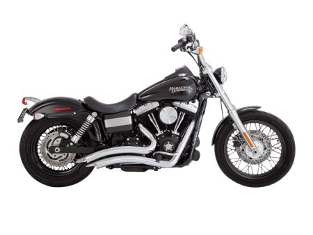 Big Radius Exhaust - Chrome. Fits Dyna 2006-2017 Vance and Hines
