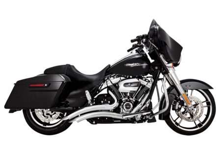 Big Radius Exhaust - Chrome. Fits Touring 2017up Vance and Hines