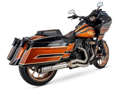 Supersport 2-into-1 Exhaust - Stainless Steel. Fits Touring 2017up Vance and Hines