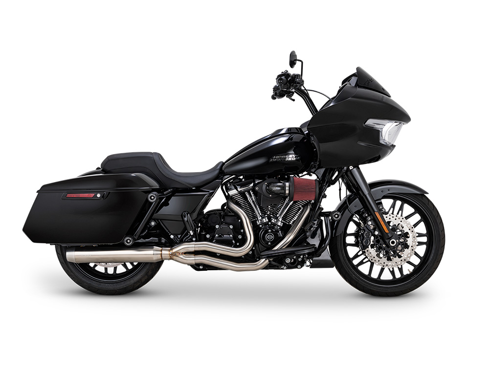 Gaslighter 2-into-1 Exhaust - Stainless Steel. Fits Touring 2017up Vance and Hines