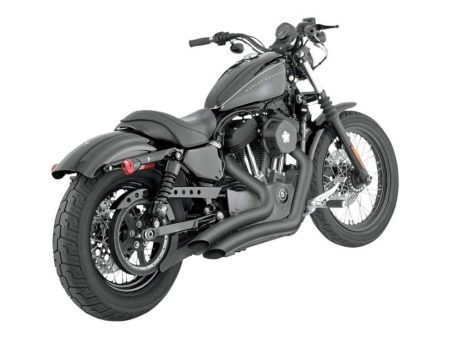 Big Radius Exhaust - Black. Fits Sportster 2014-2021 Vance and Hines