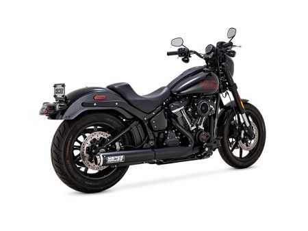 4in. Supersport Slip-On Muffler - Black. Fits Softail Street Bob, Low Rider S, Low Rider ST & Heritage 2025up Vance and Hines