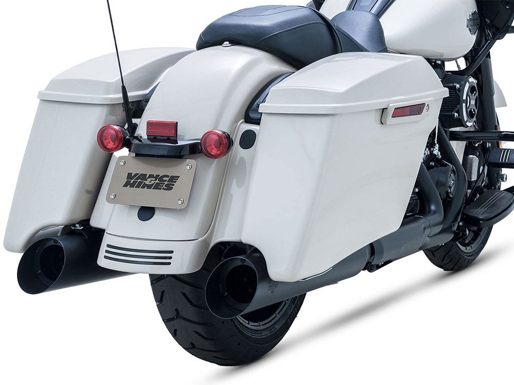 4.5in. Backslash Slip-On Mufflers - Black. Fits Touring 2017up Vance and Hines - Image 3